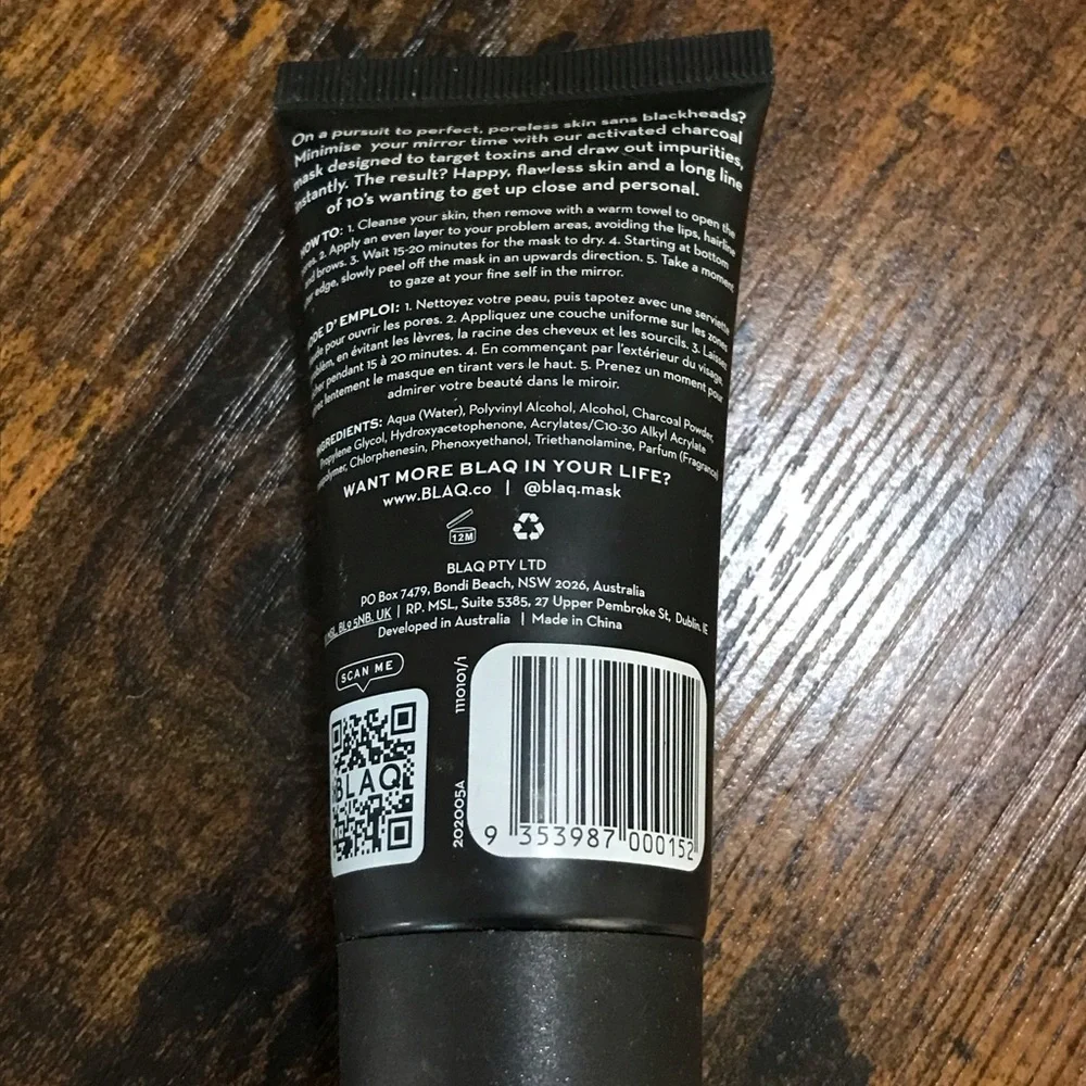 Blaq Facial Mask for Men - 60 mL